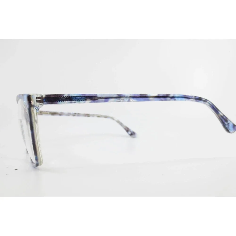 Christian Siriano CM 20212 GR/BL Blue Grey Tortoise Rectangular Eyeglass Frames